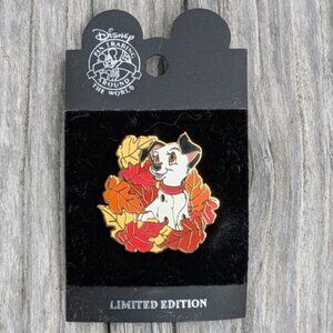 101 Dalmatians Lucky Autumn Leaves Pin NWT